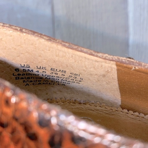 Franco Sarto faux snakeskin leather booties size 6 1/2 - Picture 8 of 8